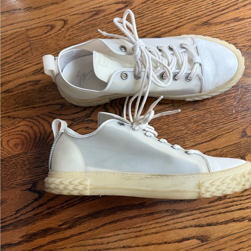Giuseppe Zanotti Men's Blabber Jellyfish Transparent Low-Top Sneakers size 11